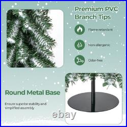 4' 5' 6' Artificial Christmas Tree Set of 3 with Realistic Accumulated Snow