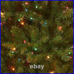 4.5 ft PreLit Dunhill Fir Artificial Christmas Tree, 450 Multicolor Lights, 7