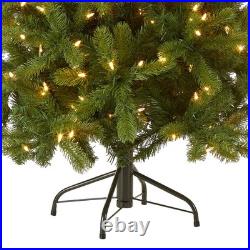 4.5 ft Pre-Lit Downswept Douglas Fir Artificial Christmas Tree, 300 LED Light