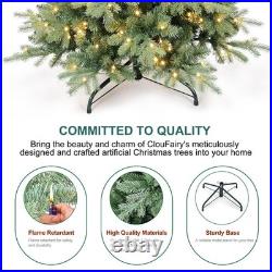 4-9 FT Prelit Artificial Skinny Pencil Christmas Tree Blue Spruce for Home Décor 4-9 FT Prelit Artificial Skinny Pencil Christmas Tree Blue Spruce for Home Décor