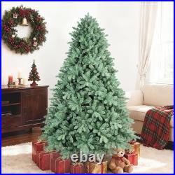 4-9 ft Blue Spruce Christmas Tree PE/PVC Artificial Xmas Tree for Home Decore