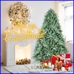 4-9ft Artificial Christmas Tree Green Blue Spruce Hinged with Foldable Base 4-9ft Artificial Christmas Tree Green Blue Spruce Hinged with Foldable Base