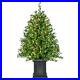 4_Ft_Boxwood_Artificial_Christmas_Tree_with_White_LED_Lights_01_umu