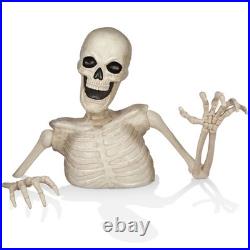 4 Ft. Halloween Groundbreaker Skeleton, Giant Scary Outdoor Yard Decoration 4 Ft. Halloween Groundbreaker Skeleton, Giant Scary Outdoor Yard Decoration