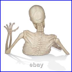 4 Ft. Halloween Groundbreaker Skeleton, Giant Scary Outdoor Yard Decoration