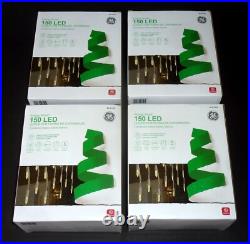 (4) GE Energy Smart 150 Warm White LED Plug-In Christmas / Wedding Icicle Lights