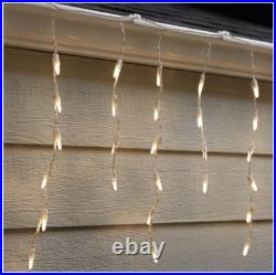 (4) GE Energy Smart 150 Warm White LED Plug-In Christmas / Wedding Icicle Lights