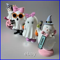 4 Ghosts Summerween Candy Coffee Pumpkin Pink Pastry Decor 4 Ghosts Summerween Candy Coffee Pumpkin Pink Pastry Decor