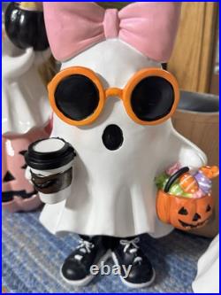 4 Ghosts Summerween Candy Coffee Pumpkin Pink Pastry Decor 4 Ghosts Summerween Candy Coffee Pumpkin Pink Pastry Decor