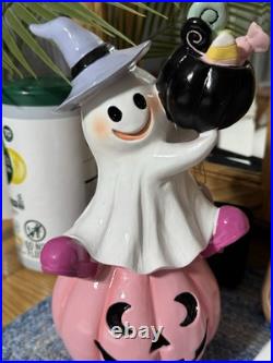 4 Ghosts Summerween Candy Coffee Pumpkin Pink Pastry Decor 4 Ghosts Summerween Candy Coffee Pumpkin Pink Pastry Decor