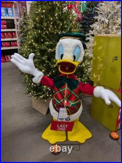 4 ft. Animated Donald Duck Disney Christmas Animatronic Collection