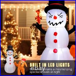4 ft Tall Dog Christmas Decor Christmas Inflatable Decoration Snowman Peeing