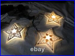 4 sets Hallmark Illuminations Starlight Starbright 9 Ornaments & Power Box M72M