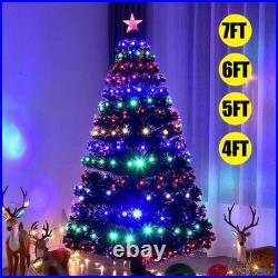 4ft 5ft 6ft 7ft Christmas Tree with String Lights Fairy Lights Xmas Decorations