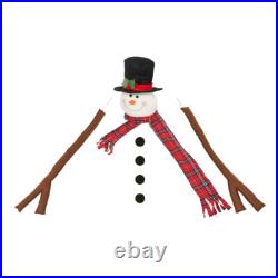 4ft Christmas Tree with 100 Lights-Snowman Shape-Artificial Tree Christmas Decor