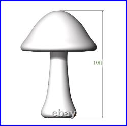 4m Full Printing Colored Giant Inflatable Mushroom Park Event 110v USA Shipping