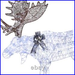 50 in. Pre-lit Moose Decoration, Plug-In
