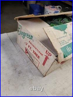 50s 60s Aluminum Specialty Co Evergreen Polyethylene 7' Christmas Tree Parts