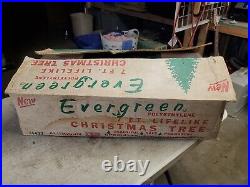 50s 60s Aluminum Specialty Co Evergreen Polyethylene 7' Christmas Tree Parts