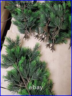 50s 60s Aluminum Specialty Co Evergreen Polyethylene 7' Christmas Tree Parts