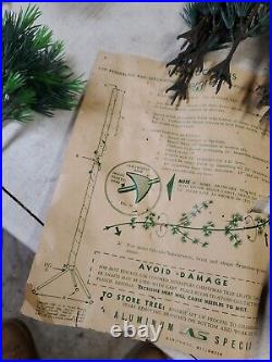50s 60s Aluminum Specialty Co Evergreen Polyethylene 7' Christmas Tree Parts
