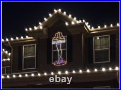 52 Wireframe LED Outdoor Commercial Grade A Christmas Story Design Leg Lamp