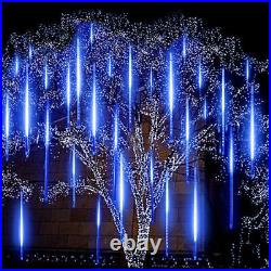 540 LED Lights Meteor Shower Rain 10 Tube Xmas Snowfall Tree Light Outdoor Decor