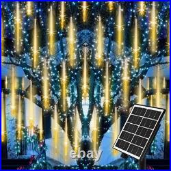 576 LED Meteor Shower Rain Solar Lights Tree String Light Garden Party Outdoor