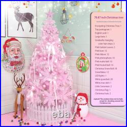 5FT/6FT Christmas Tree Pink Artificial Christmas Tree Classic Xmas Tree Pink NEW