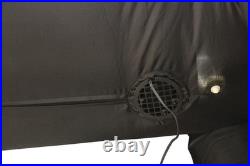 5'10 LED Skeleton Highland Cow with Fur Halloween Inflatable Haunted House Decor