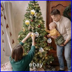 5-40PC Clear Fillable Baubles 2-30cm Plastic Wedding Christmas Decoration Round
