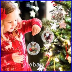 5-40PC Clear Fillable Baubles 2-30cm Plastic Wedding Christmas Decoration Round