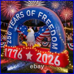5.9Ft 250Th Anniversary Patriotic Inflatable Outdoor Decoration 4Th of July Bald