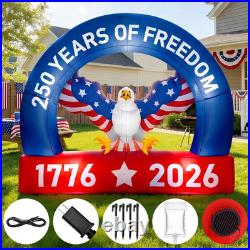 5.9Ft 250Th Anniversary Patriotic Inflatable Outdoor Decoration 4Th of July Bald