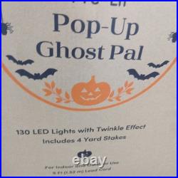5 Foot Tall Halloween Ghost Pal Pre Lit Decoration Indoor Outdoor 140 LED Lights 5 Foot Tall Halloween Ghost Pal Pre Lit Decoration Indoor Outdoor 140 LED Lights