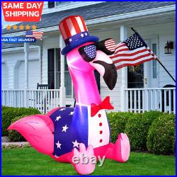 5 Ft 4Th of July Inflatables Outdoor Decorations Flamingo Patriotic Inflatables 5 Ft 4Th of July Inflatables Outdoor Decorations Flamingo Patriotic Inflatables