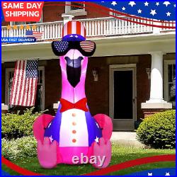 5 Ft 4Th of July Inflatables Outdoor Decorations Flamingo Patriotic Inflatables 5 Ft 4Th of July Inflatables Outdoor Decorations Flamingo Patriotic Inflatables