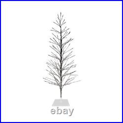 5' Lighted Cedar Christmas Tree