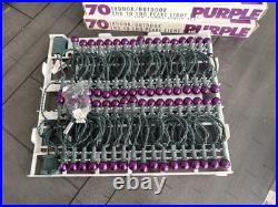 5 Pkg Each 70 Indoor/Outdoor End To End Purple Lights Pearl Light Set