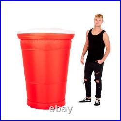 5ft Red Party Cup Inflatable with Internal LEDs Large Indoor/Outdoor Blow U