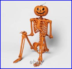 60 Posable Pumpkin Skeleton Halloween Decorative Mannequin Hyde & EEK Target