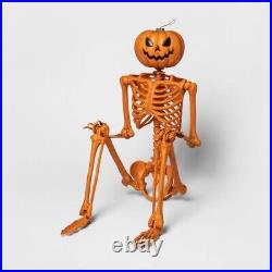 60 Posable Pumpkin Skeleton Halloween Decorative Mannequin Hyde & EEK Target