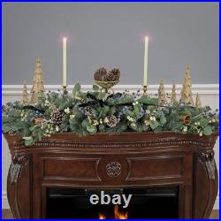 60 in. HGTV Home Collection Swiss Chic Mantle Swag