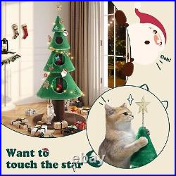 63 In Cat Tree Indoor Tower 3 Condos 5ft Cat Christmas Tree Party Decoration