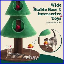 63 In Cat Tree Indoor Tower 3 Condos 5ft Cat Christmas Tree Party Decoration