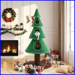 63 In Cat Tree Indoor Tower 3 Condos 5ft Cat Christmas Tree Party Decoration