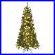 6FT_7_5FT_Artificial_Green_Christmas_Tree_With_Base_And_Light_Strings_Home_Decor_01_ns