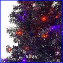 6FT Artificial Fir Bent Top Halloween Christmas Tree, with1,080 Lush Branch Tips 6FT Artificial Fir Bent Top Halloween Christmas Tree, with1,080 Lush Branch Tips