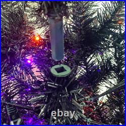 6FT Artificial Fir Bent Top Halloween Christmas Tree, with1,080 Lush Branch Tips 6FT Artificial Fir Bent Top Halloween Christmas Tree, with1,080 Lush Branch Tips