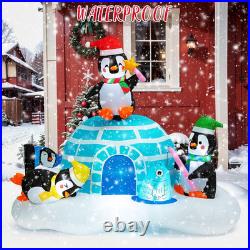 6FT Christmas Inflatables Igloo Penguin Fishing 2025 NEW LED Outdoor Decoration 6FT Christmas Inflatables Igloo Penguin Fishing 2025 NEW LED Outdoor Decoration